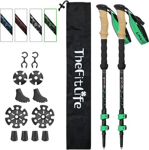 TheFitLife Carbon Fiber Trekking Poles